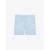 Reiss Mens  Cliff Drawstring Swim Shorts In Soft Blue