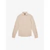 Reiss Mens Stone Bobby Regular-fit Cutaway-collar Modal-blend Shirts Xs