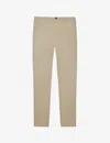 Reiss Mens Stone Pitch Slim-leg Washed-finish Stretch-cotton Chinos