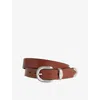 Reiss Mens Tan Brown Jonny Leather Belt