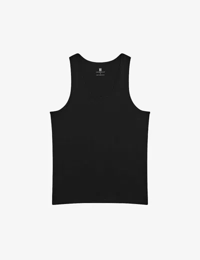 REISS MENS REISS VINNIE CREWNECK STRETCH-COTTON VEST,66423264