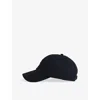 Reiss Mens Washed Navy Elias Logo-embroidered Cotton Cap