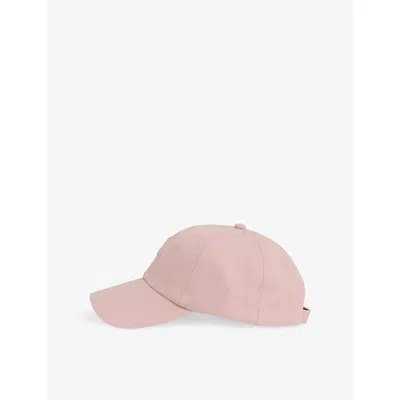 Reiss Mens  Elias Logo-embroidered Cotton Cap