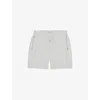 Reiss Mens White Angus Textured Stretch-woven Shorts Xl