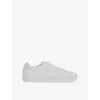 Reiss Mens  Finley Knit Low-top Trainers In White