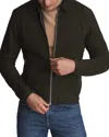 Reiss Mercury Suede Jacket In Brown