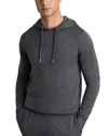 Reiss Blackend Blue Merino Wool Hoodie