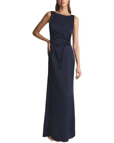 Reiss Mia Drape Front Maxi Dress