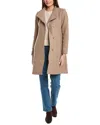 Reiss Mia Wool-blend Mid Length Coat In Neutral