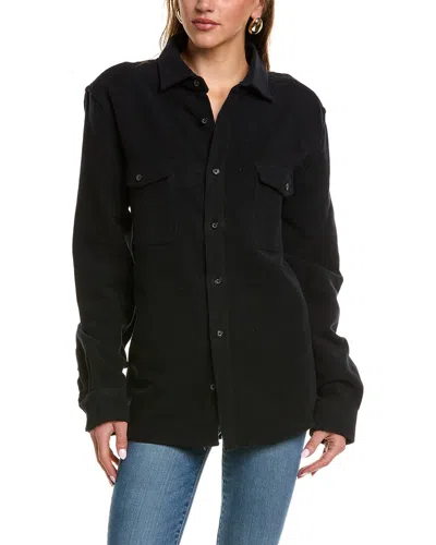 Reiss Miami Twin Pocket Over Shirt In Blue