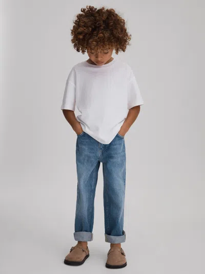 Reiss Mid Blue Wash Ronnie 9-13 Yrs Relaxed-fit Jeans
