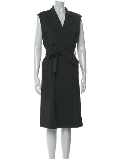 Pre-owned Reiss Midi Length Dress W/ Tags In Green