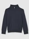 Reiss Navy Sweatshirt In Blue