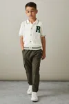 Reiss 6 Years In White/dark Green