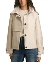 Reiss Mila Button Front Jacket In Neutral