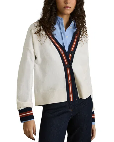 Reiss Mila Cardigan In White
