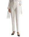 Reiss Off White Slim Fit Wool Blend Suit Trousers In White