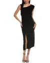 Reiss Miller-asym Neck Wwr Body 29512620 In Black