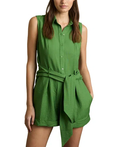 Reiss Millie Belted One-piece In Green