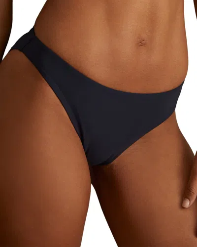 Reiss Millie Fixed Side Bikini Bottom In Black