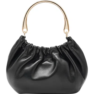Reiss Millie Leather Top Handle Bag In Black