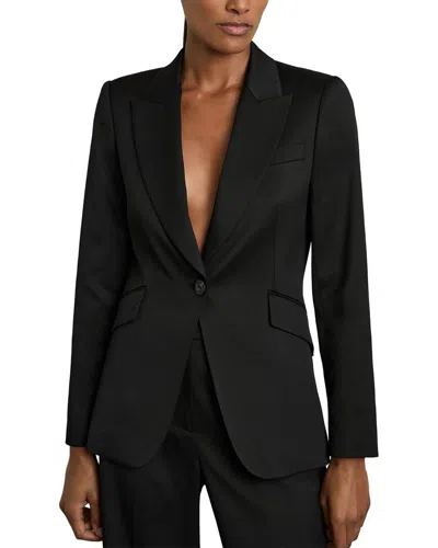 Reiss Millie Tailored Formal Blazer In Black