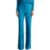Reiss Millie Wide Leg Pants In Blue