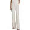 Reiss Cream Petite Flared Suit Trousers In Cream