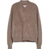 Reiss Milo V-neck Cashmere Sweater In Brown