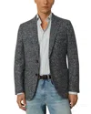 REISS MINERAL BROKEN DOGTOOTH MODERN FIT BLAZER