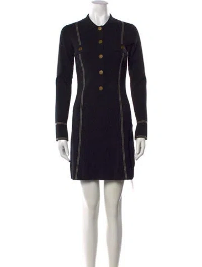 Pre-owned Reiss Mini Dress In Blue