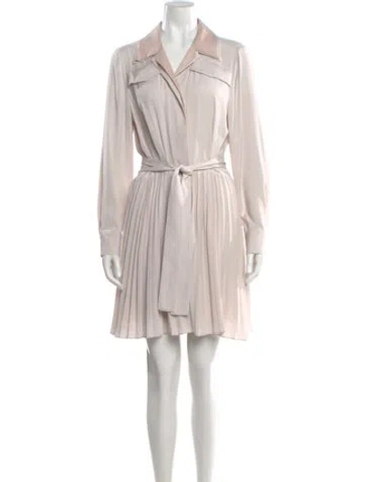 Pre-owned Reiss Mini Dress In Neutral