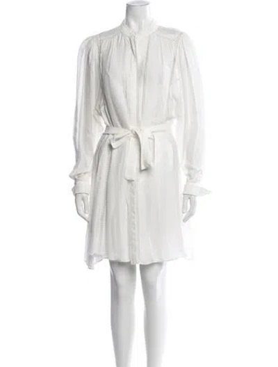 Pre-owned Reiss Mini Dress In White