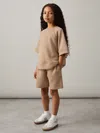 Reiss Mink 3-9 Yrs Modal-blend Sweatshirt And Shorts Set In Brown