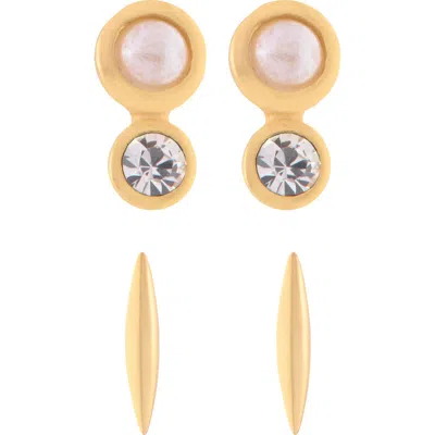 Reiss Minnie Micro Set Of 2 Stud Earrings