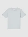 Reiss Mint Blue 13-14 Yrs Cotton Crew-neck T-shirt