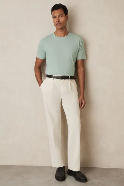 Reiss Mint Green Marl Crew Neck T-shirt