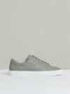 Reiss Mint Green Tumbled-leather Low-top Trainers