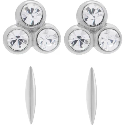 Reiss Mira Micro Set Of 2 Stud Earrings