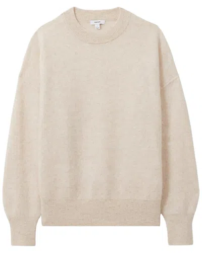 Reiss Misha Knit Top In Neutral