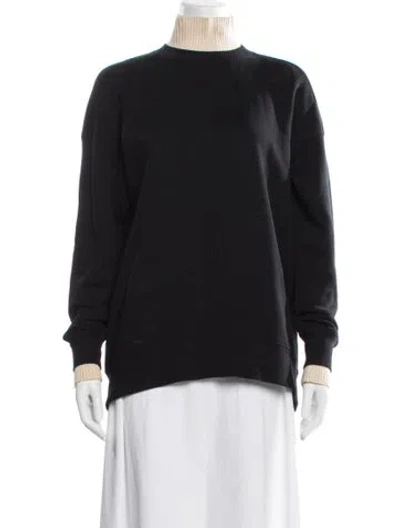 Pre-owned Reiss Mock Neck Sweater In Black