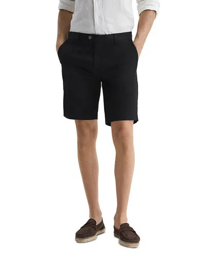 Reiss Modern Fit Casual Chino 7 Shorts In Black