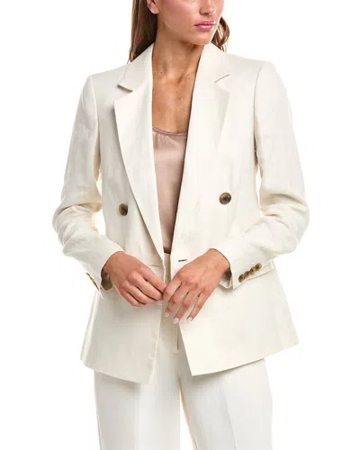 Reiss Mollie Linen Blazer In White