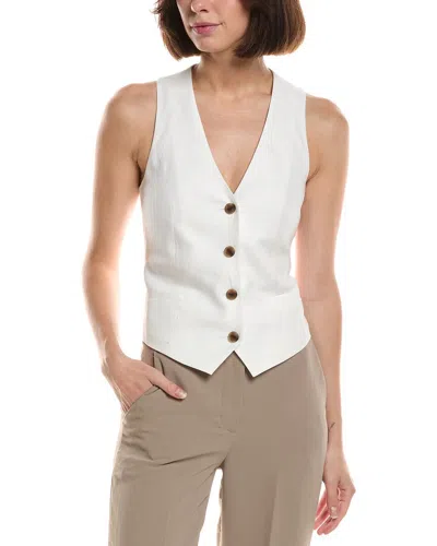 Reiss Mollie Waistcoat In White