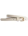 Reiss Molly Mini Leather Belt In White