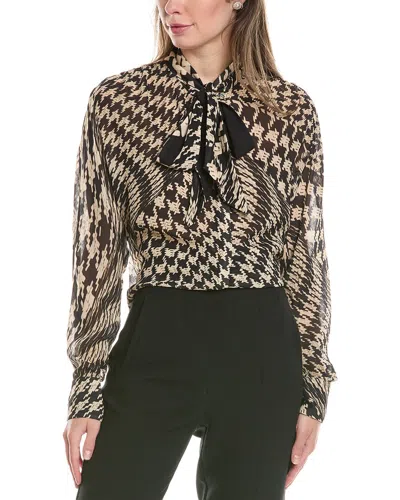 Reiss Mono Blouse In Black