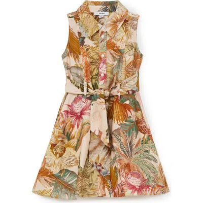 Reiss Kids'  Morgan Shirt Dress In Multi