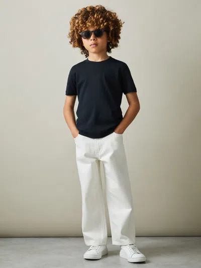 Reiss Kids'  Multi Bless 3 Pack 3-9 Yrs Three Pack Of Crew Neck T-shirts In Black