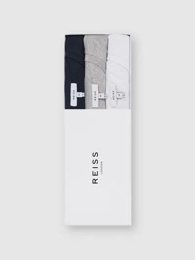 Reiss Multi Bless 3 Pack Three Pack Of Crew Neck T-shirts