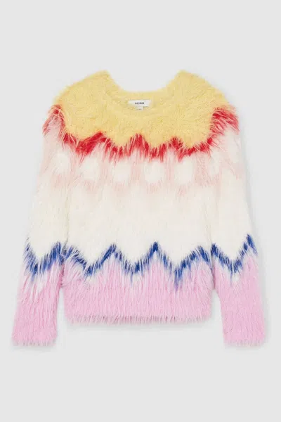 Reiss Multi Fuzz 13-14 Yrs Fluffy Jumper
